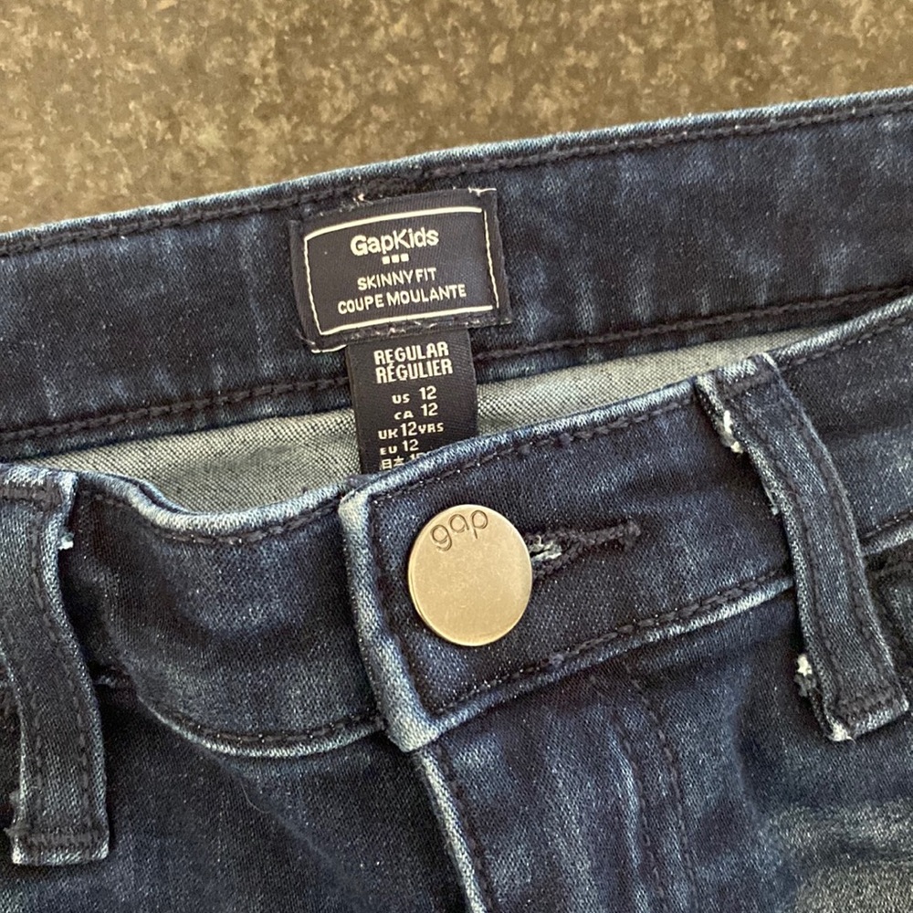 Girls GAP jeans US 12, skinny fit